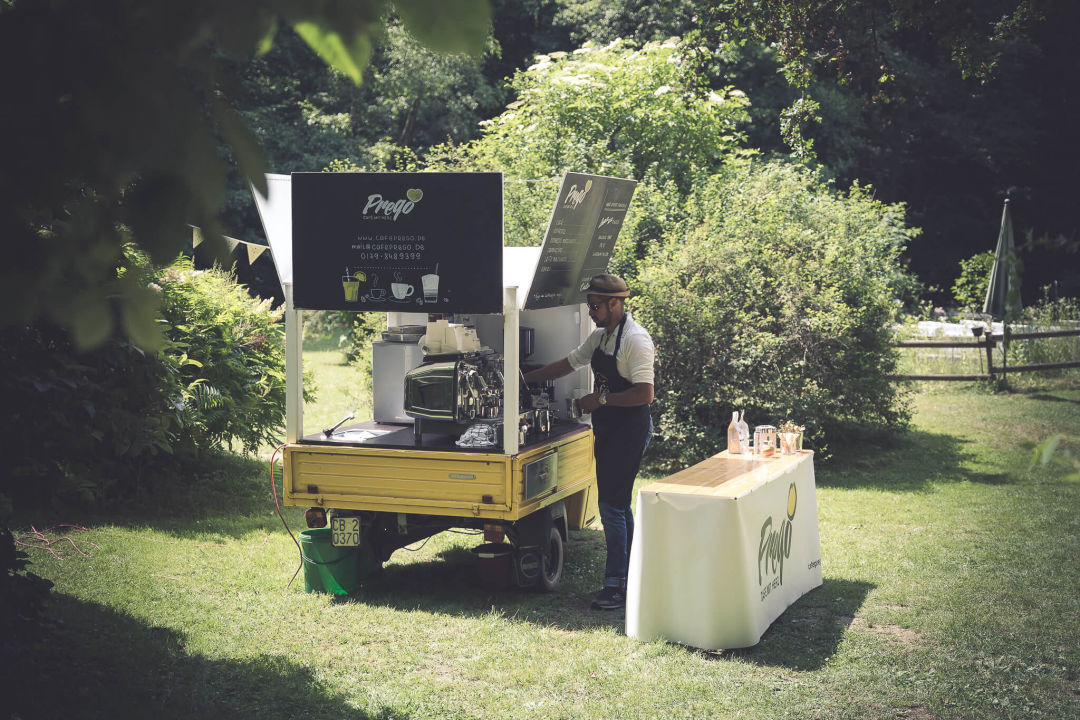 Kaffeebar-Hochzeit